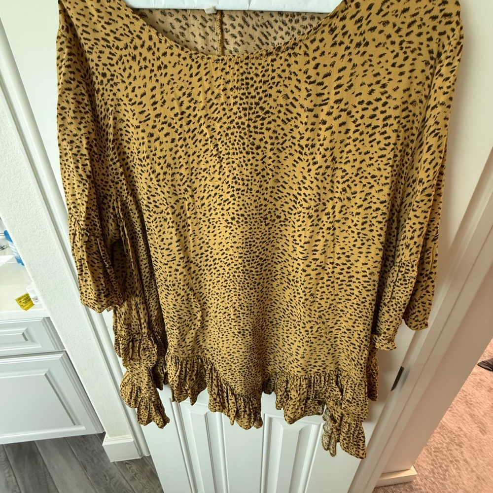 Leopard Print Women's Top
